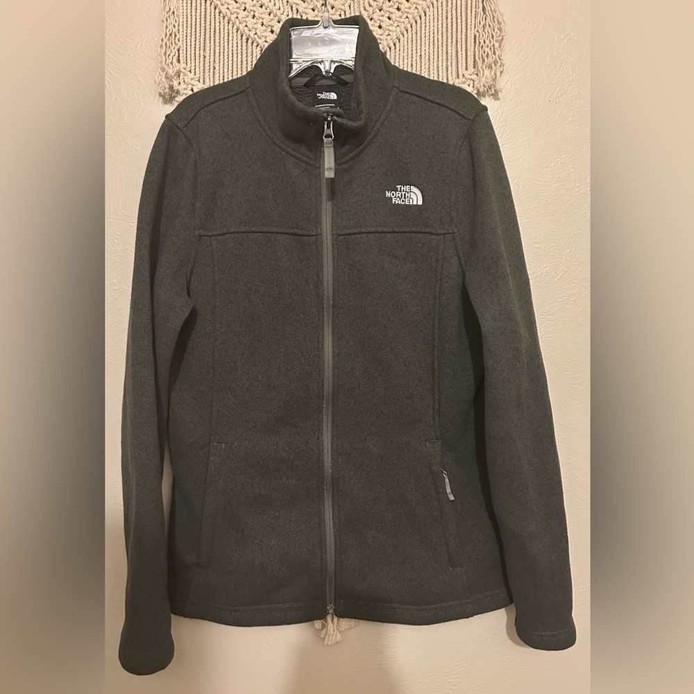 The North Face Sweater Fleece Jacket in Green